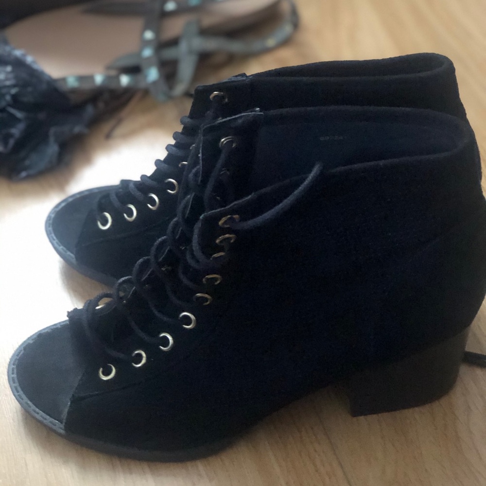 Open toe heels